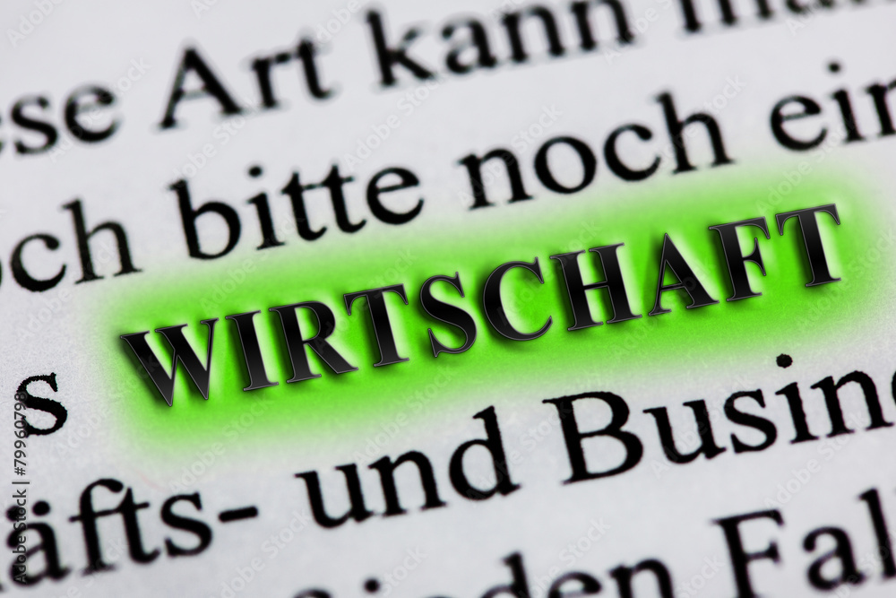 Obraz premium Wirtschaft