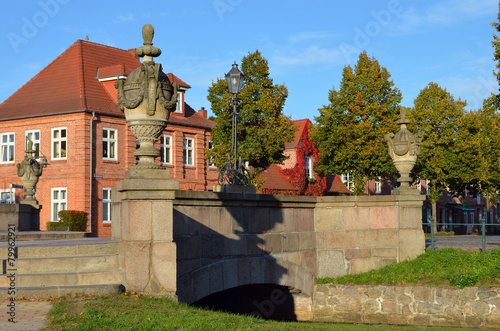 Die steinerne Brücke am Schlossplatz Ludwigslust photo