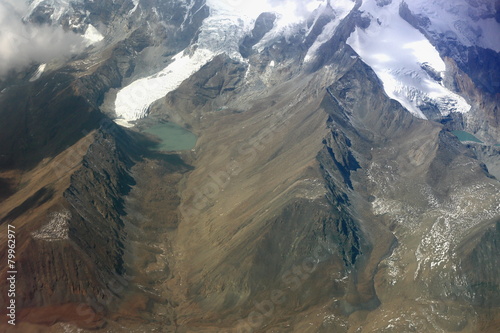 Aerial view of the lesser tibetan Himalayas. 1134
