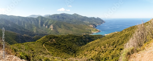 Fototapeta Naklejka Na Ścianę i Meble -  Cap Corse, the mediterranean coast.