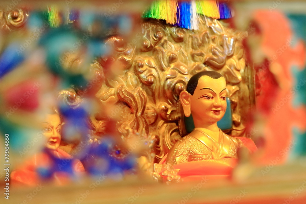 Tibetan Buddha figurine. Drepung monastery-Tibet. 1235 Tibetan Buddha figurine. Drepung monastery-Tibet. 1235