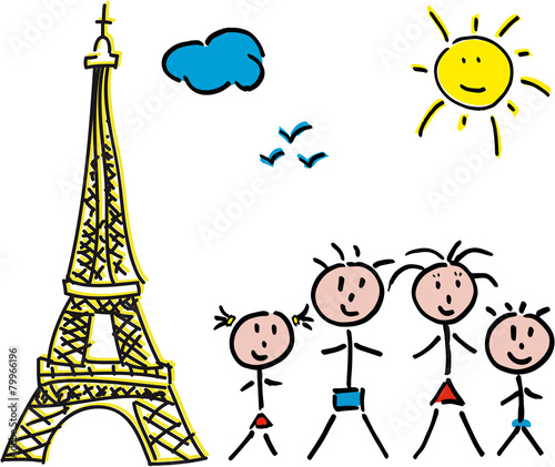 Family Paris Eiffel