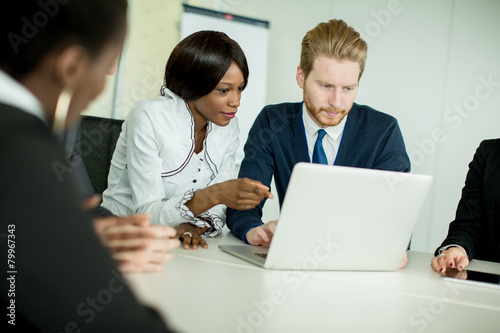 Young people in the office