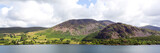 Panoramic mountain view Ennerdale Water Lake District Cumbria uk