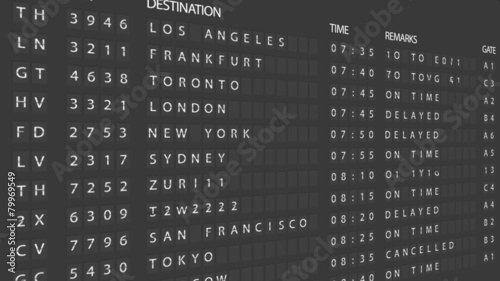 Airport Departure Board