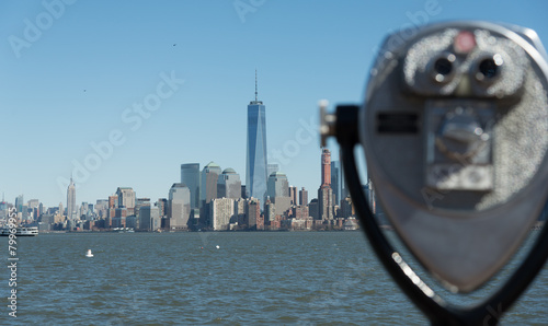 New York Skyline Spy Glass