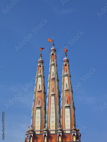 Hindu Temple spires photo