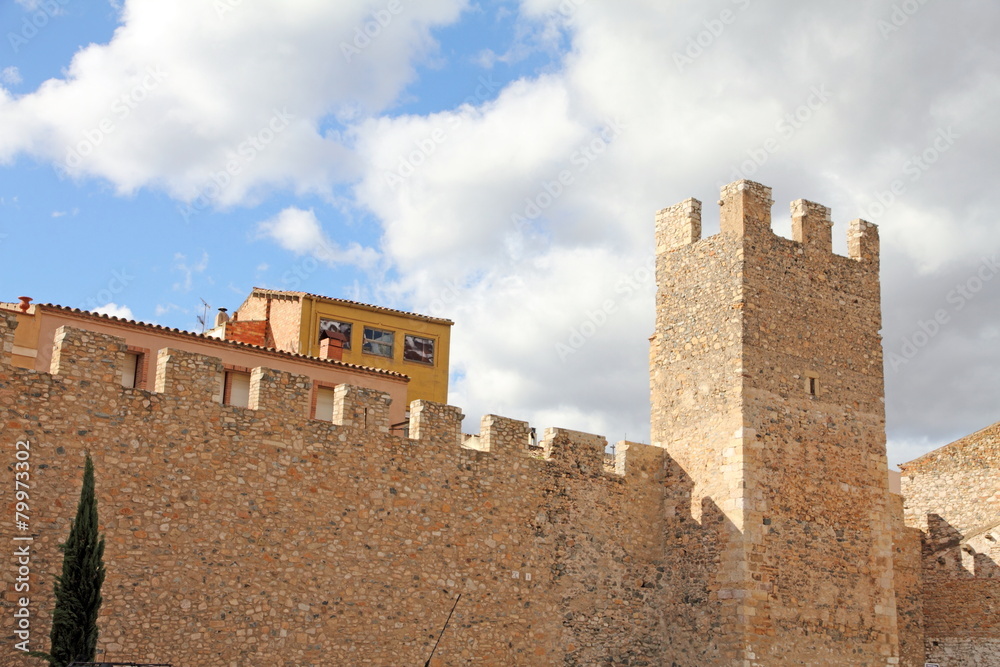 Montblanc, medieval village in Tarragona,Catalonia, Spain