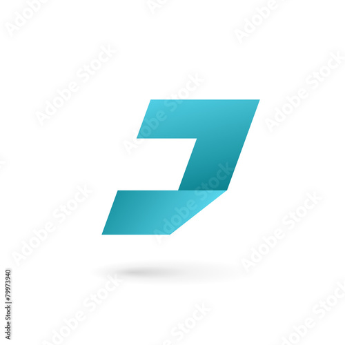Free Download Letter J logo icon design template elements - GFXLoad