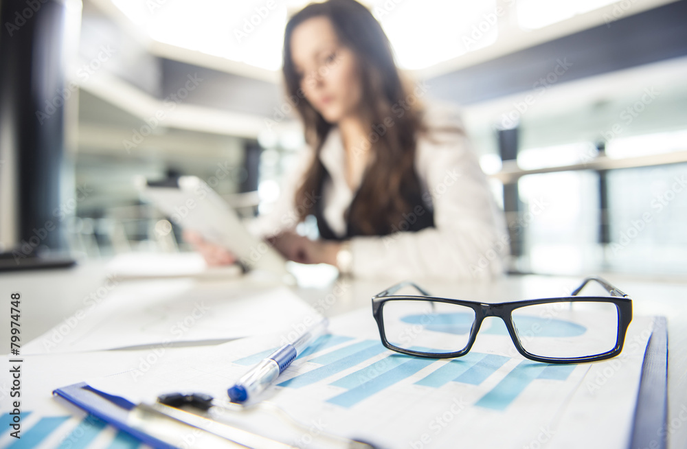 Fototapeta premium Business woman