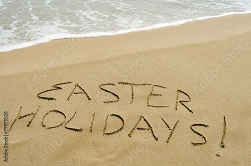 easter holidays on the beach