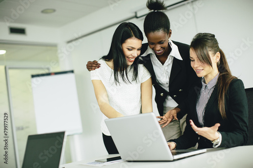 Young women in the office