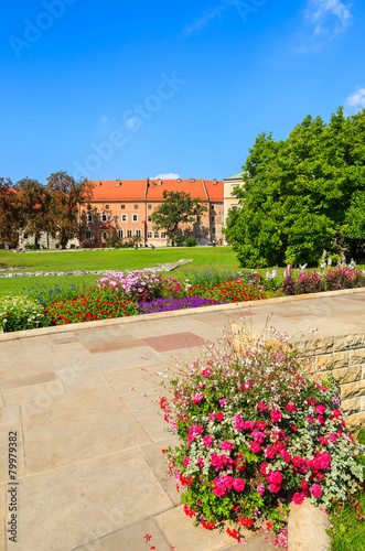 Beautiful Wawel Royal Castle on sunny summer day, Krakow, Poland © pkazmierczak