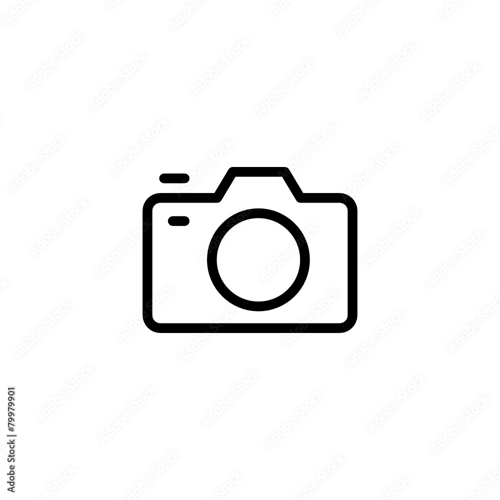 Camera - Trendy Thin Line Icon