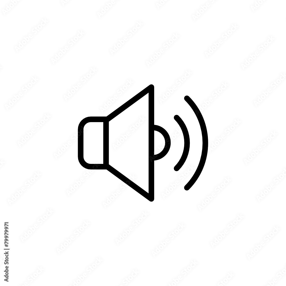 Speaker - Trendy Thin Line Icon Speaker - Trendy Thin Line Icon