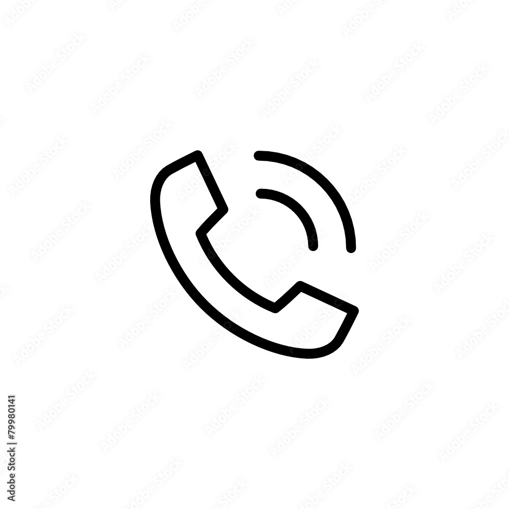 Phone Speaker - Trendy Thin Line Icon