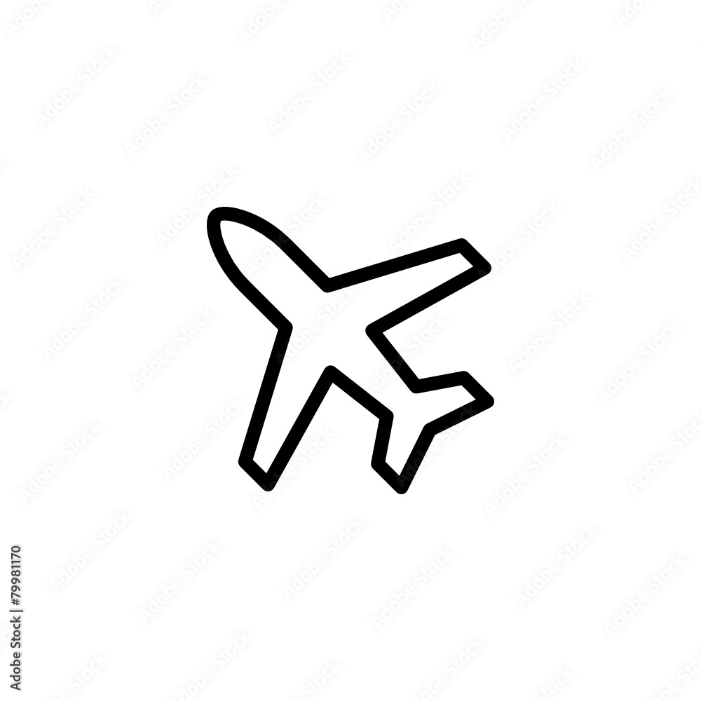 Flight - Trendy Thin Line Icon Flight - Trendy Thin Line Icon