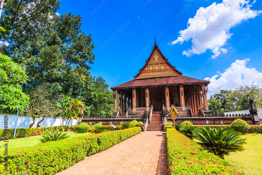 Haw Pha Kaeo or Wat Pha Kaew in Vientiane, Laos