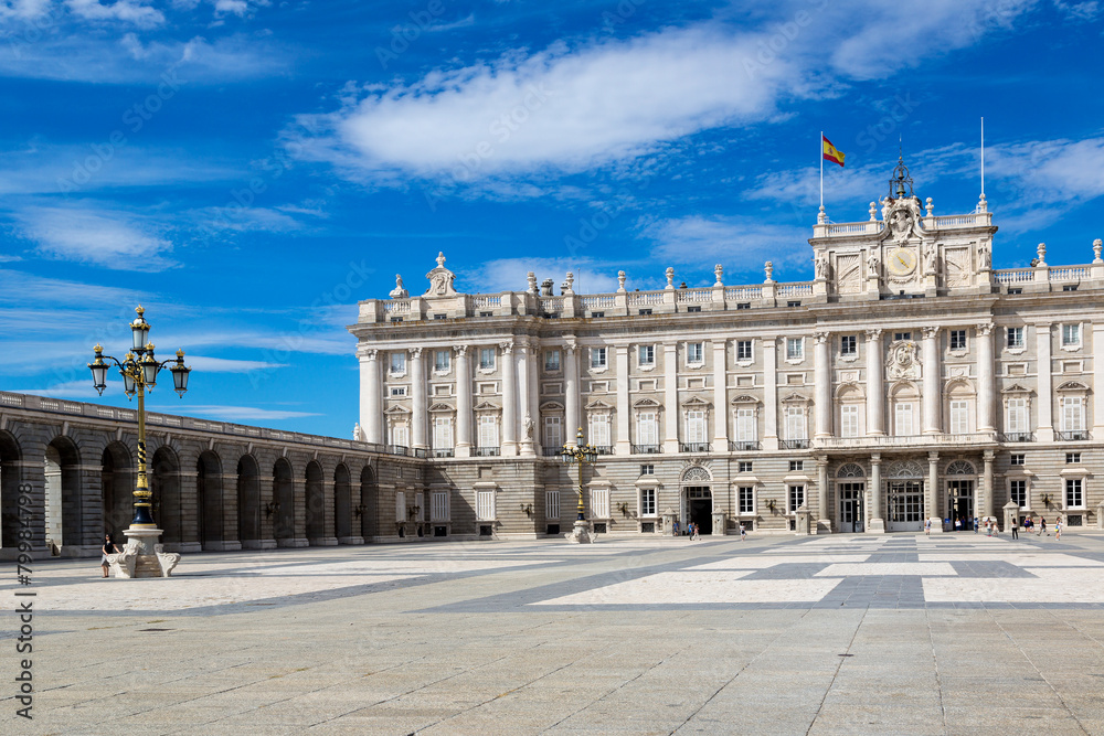 Royal Palace in Madrid, Spain
