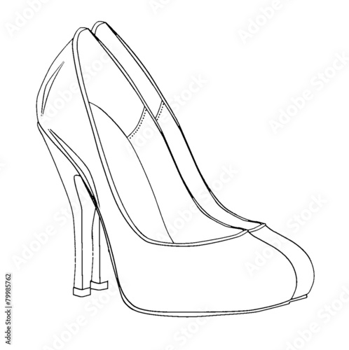 Stiletto Heel Sketch