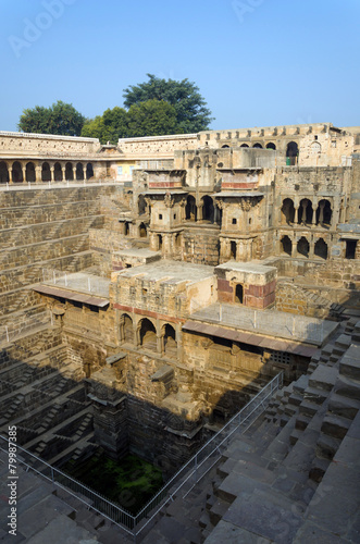 Chand Baori Stepwell in the village of Abhaneri photo