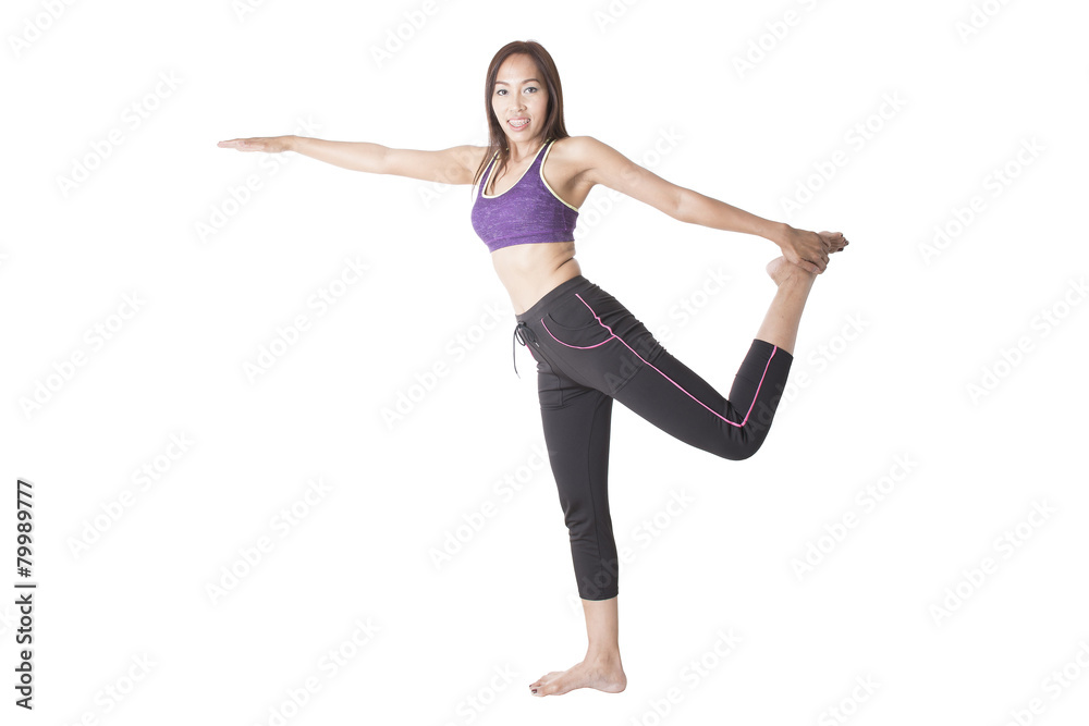 Portrait of sporty young woman with confidently. Fitness female Portrait of sporty young woman with confidently. Fitness female