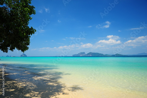 White Sand Beach on Paradise Island © karinkamon