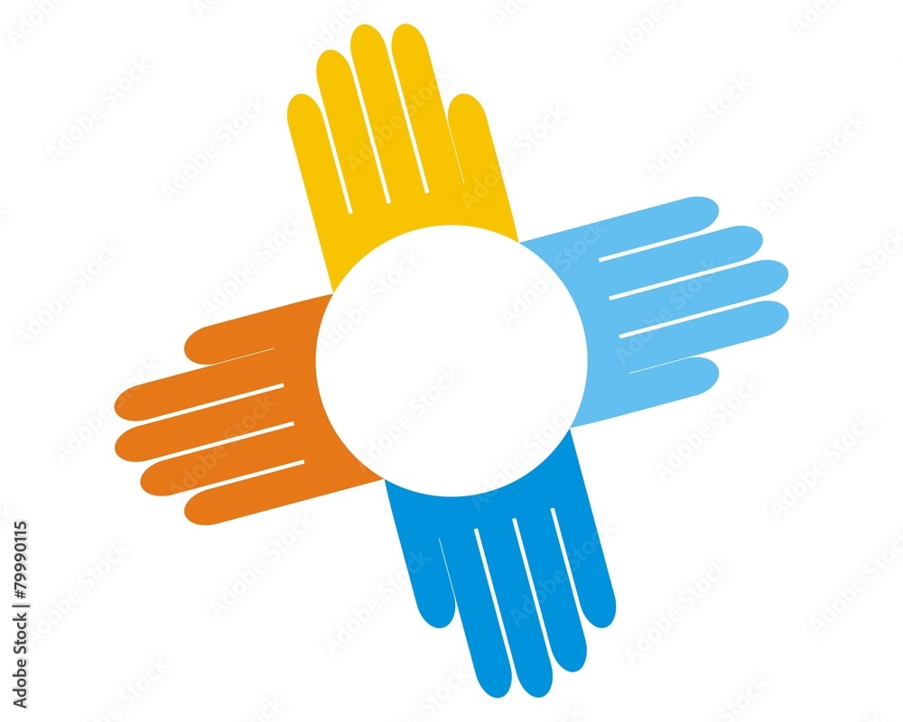 Obraz premium hand care logo design