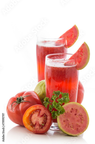 Tomato and Guava smoothie