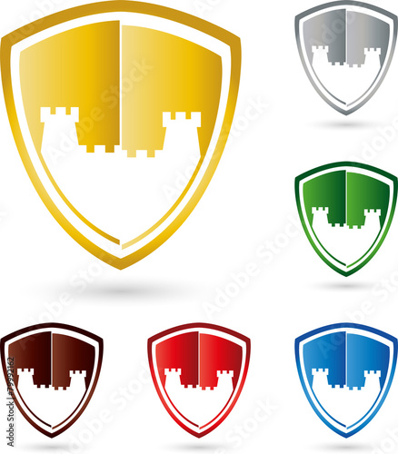 Turm, Schloss, Burg, Wappen, Logo