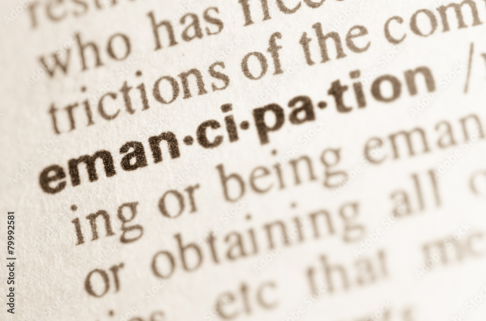 Dictionary definition of word emancipation Dictionary definition of word emancipation