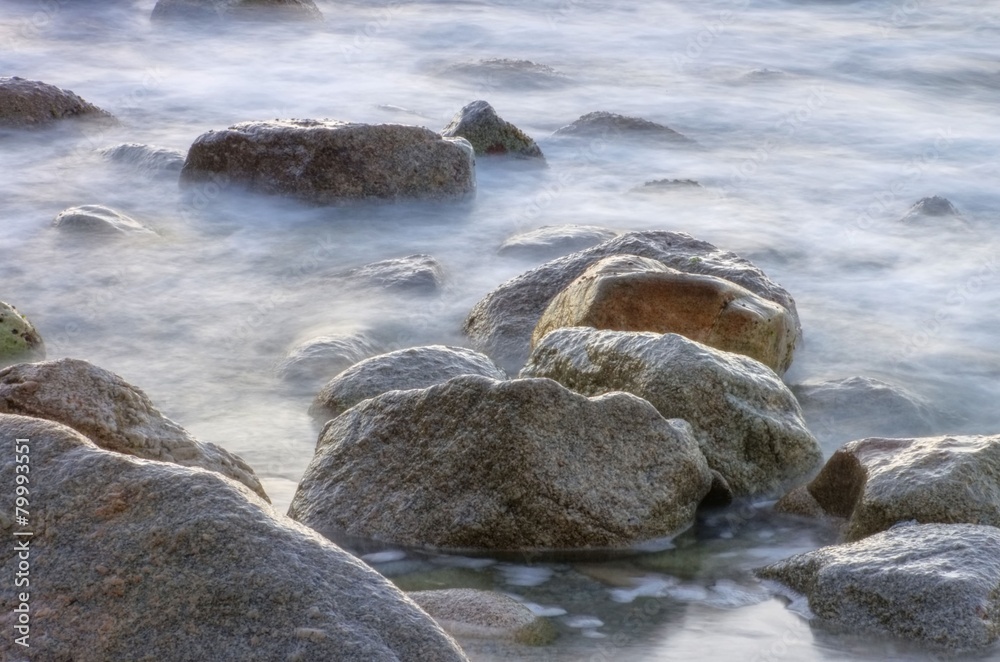Obraz premium Felsen in der Brandung - rocks in surf 08