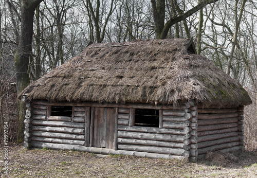 old wooden house - medieval
