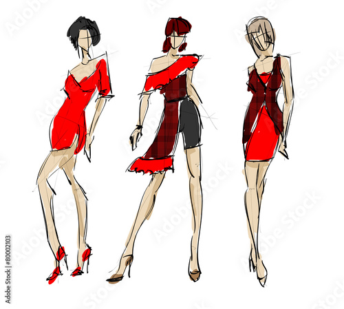 SKETCH. fashion girls
