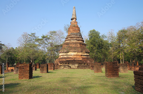 The Wat Phra That in Kamphaeng Phet, Thailand
