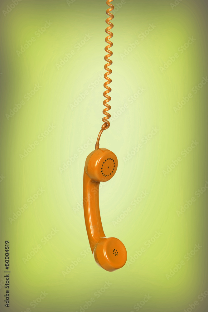 Old phone hanging Old phone hanging
