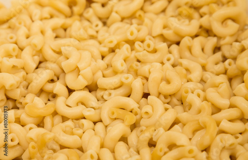 Cooked Macaroni Noodles