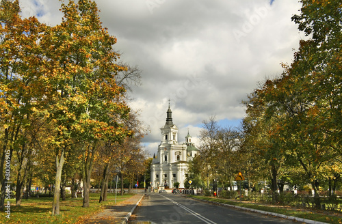 Church of St. Anna in Koden. Poland photo