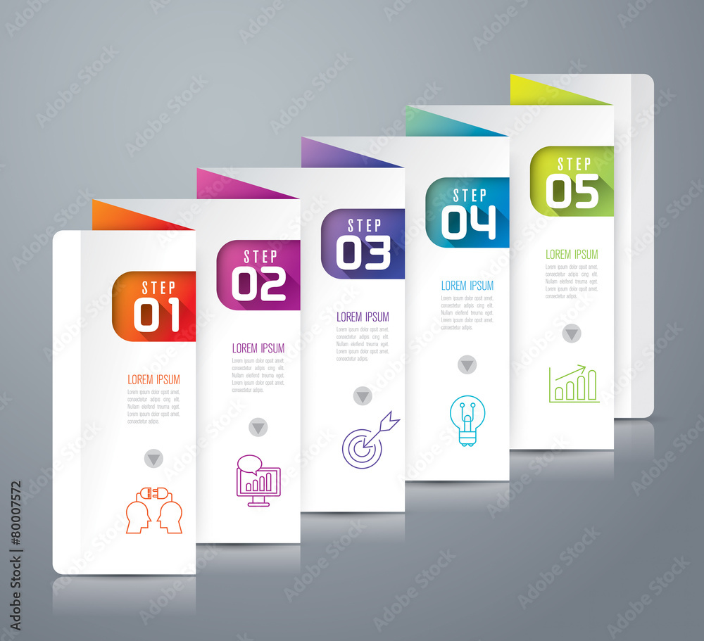 Infographics vector design template. Infographics vector design template.