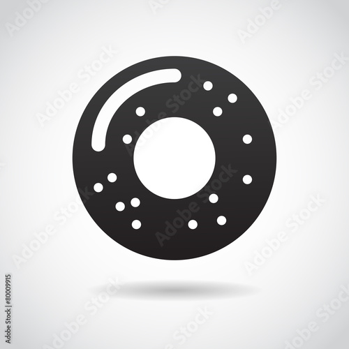 Donut vector icon.