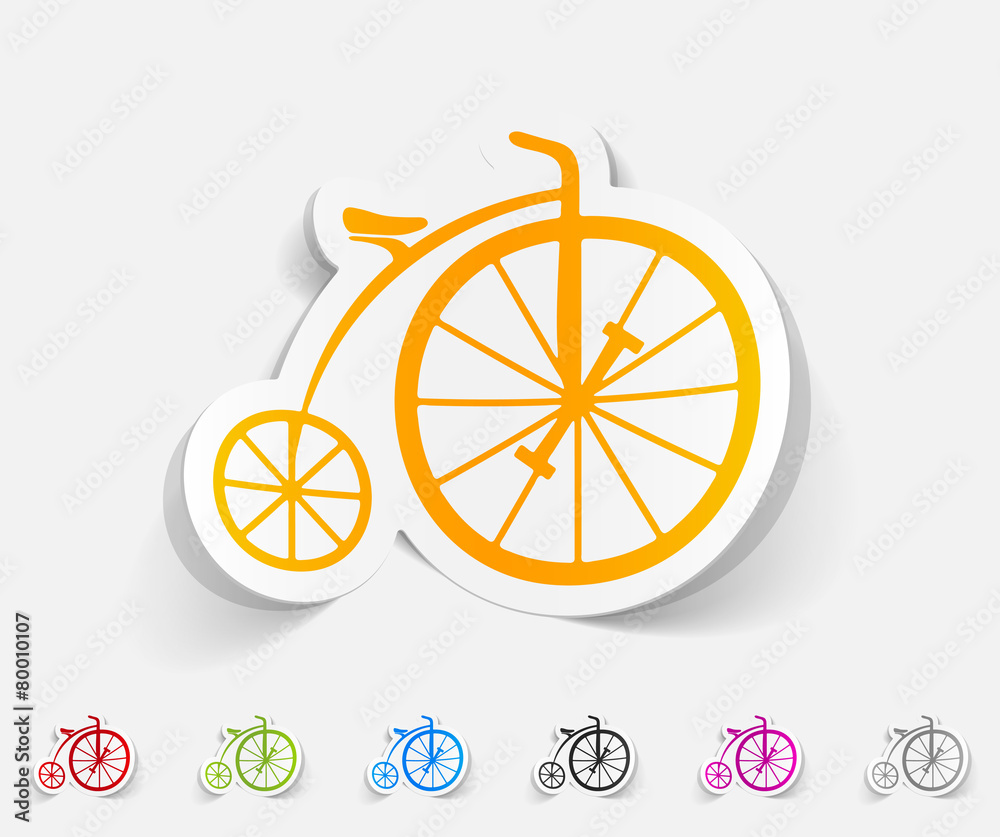realistic design element. bicycle