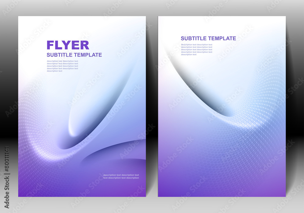 Fototapeta premium Vector brochure template design