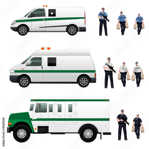 Bank armored car