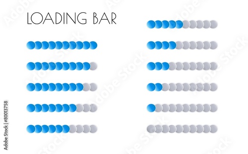 blue loading bars