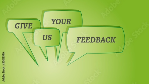 give me feedback speech bubbles