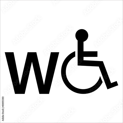 WC disabled wheelchair