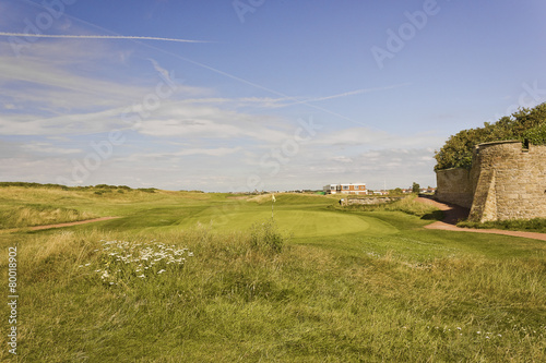 Leasowe Golf Club  First Hole  Wirral  England