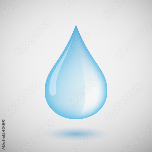 Water drop illustration