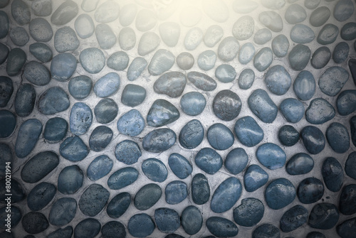 Stone background blue color