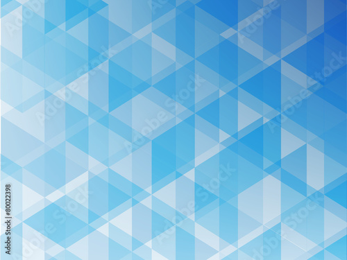 geometric abstract background triangle of blue